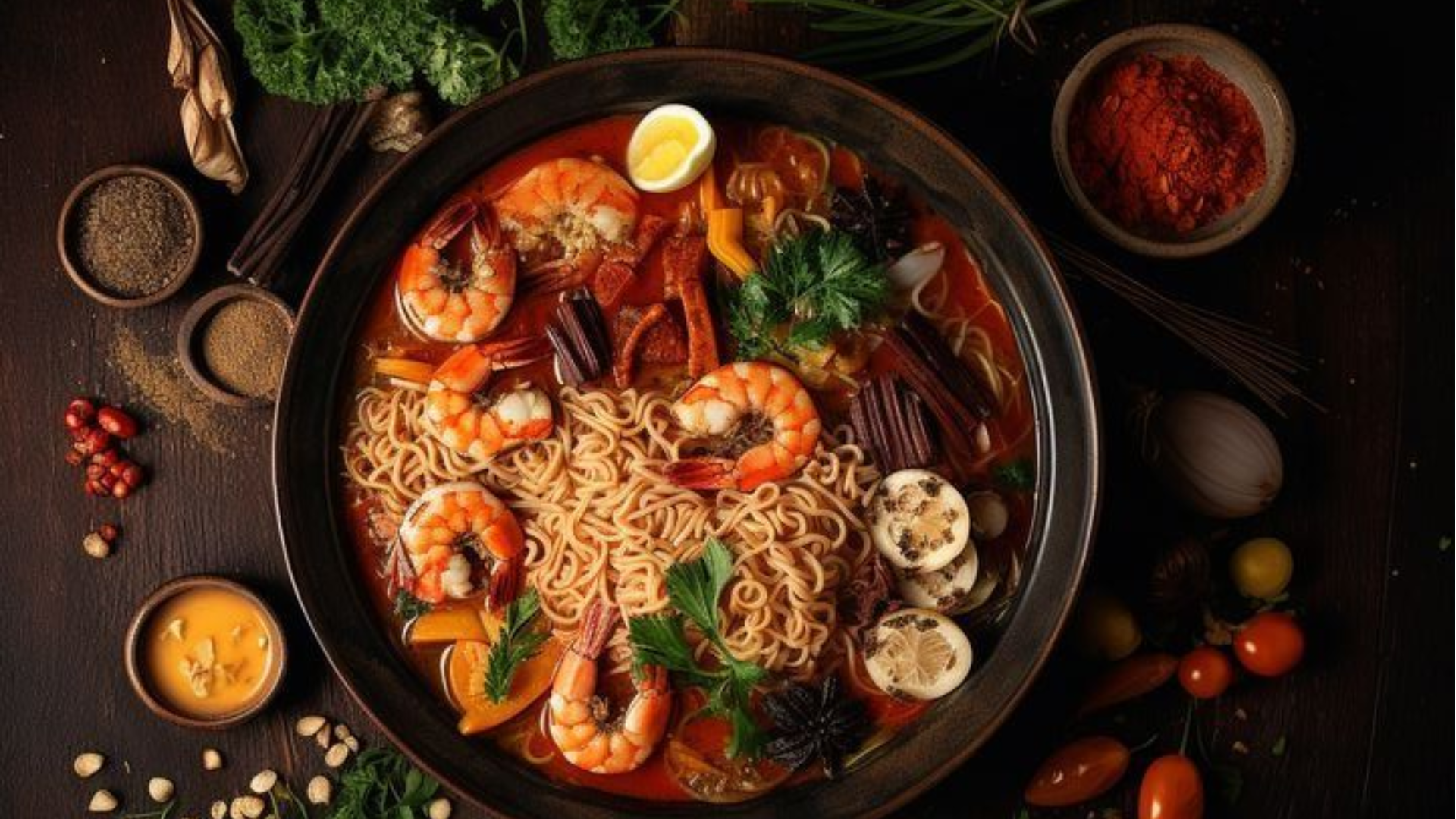 Hương cho mì ăn liền